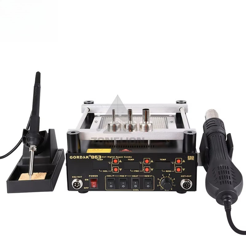 Infrared Bga Rework Station - Stasiun Solder 3 in 1 Digital
