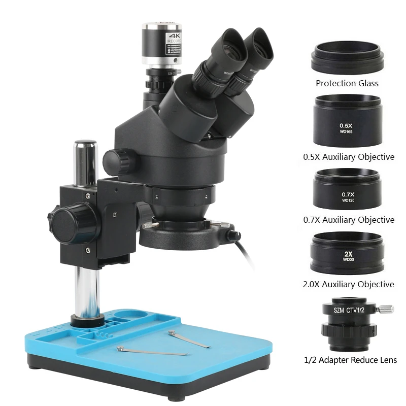 Mikroskop Stereo simul-focal,  - Simul-Focal Industrial Microscope 4K Hdmi ulasan dan harga