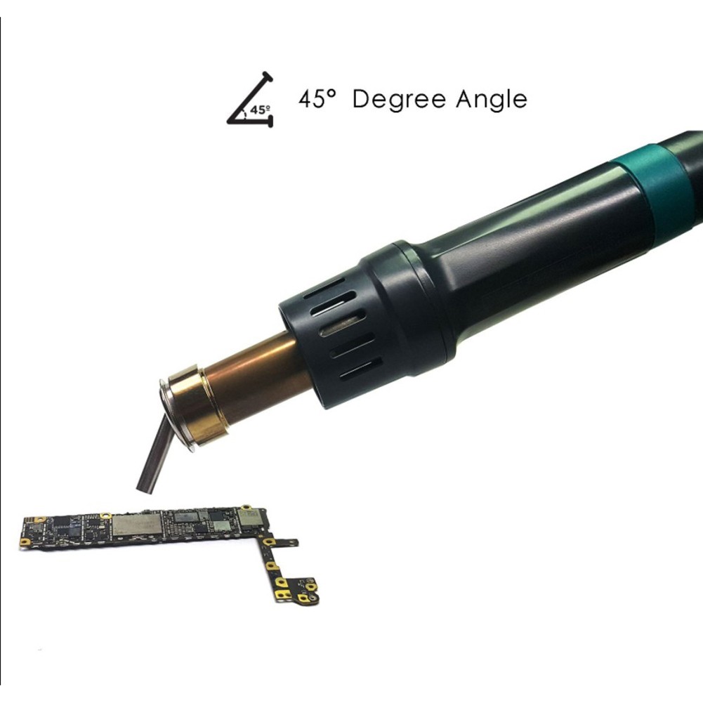 6 Nozel Lengkung 45 Derajat da - Hot Air Rework Station 861Dw ulasan dan harga