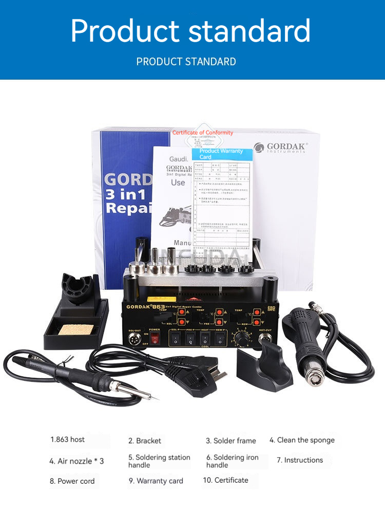Stasiun Solder 3 in 1 Digital  - Infrared Bga Rework Station ulasan dan harga