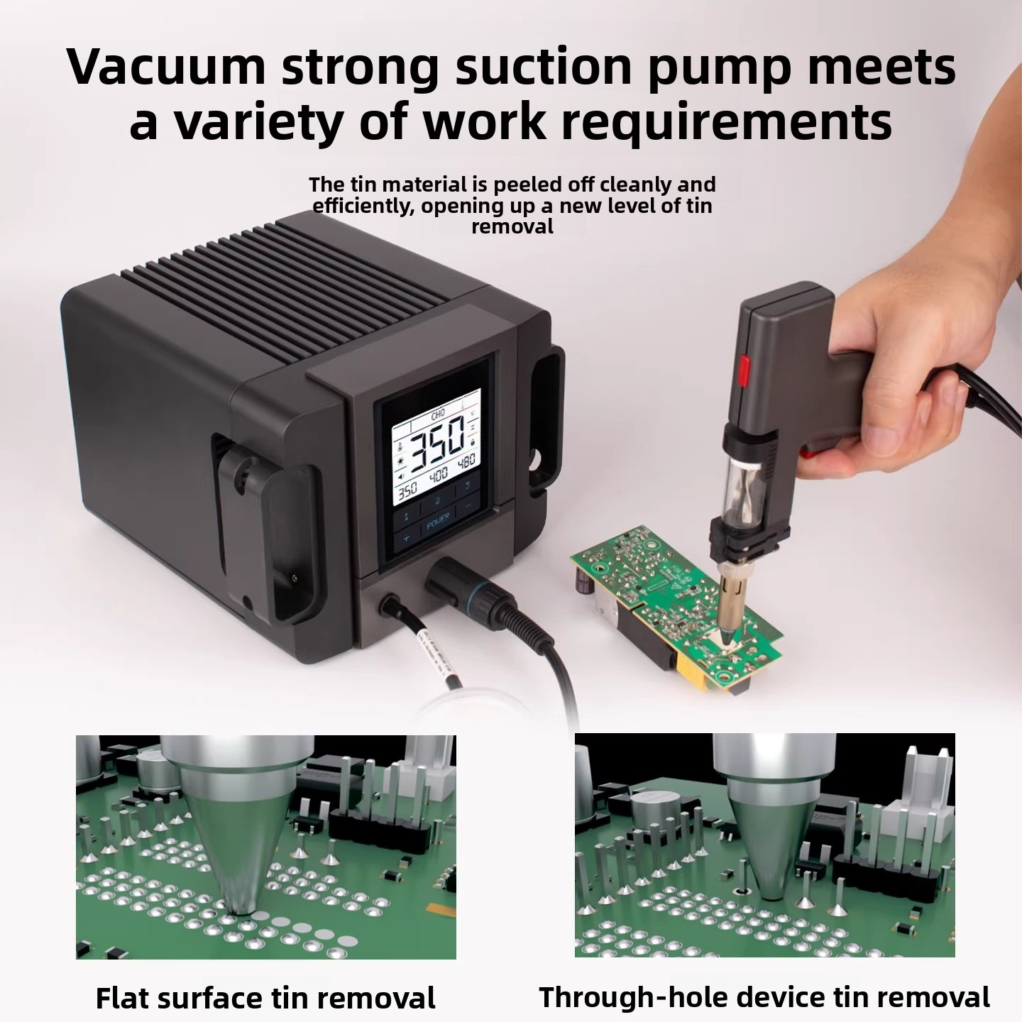Pompa Desoldering Listrik 200W - Desoldering Pump Electric Vacuum Station ulasan dan harga