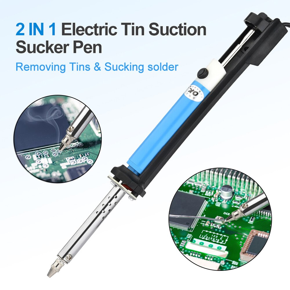 AC 220V pena mesin pematrian l - Desoldering Pump Electric Vacuum Station ulasan dan harga