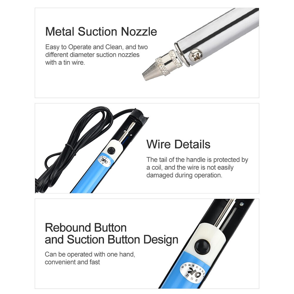 AC 220V pena mesin pematrian l - Desoldering Pump Electric Vacuum Station ulasan dan harga