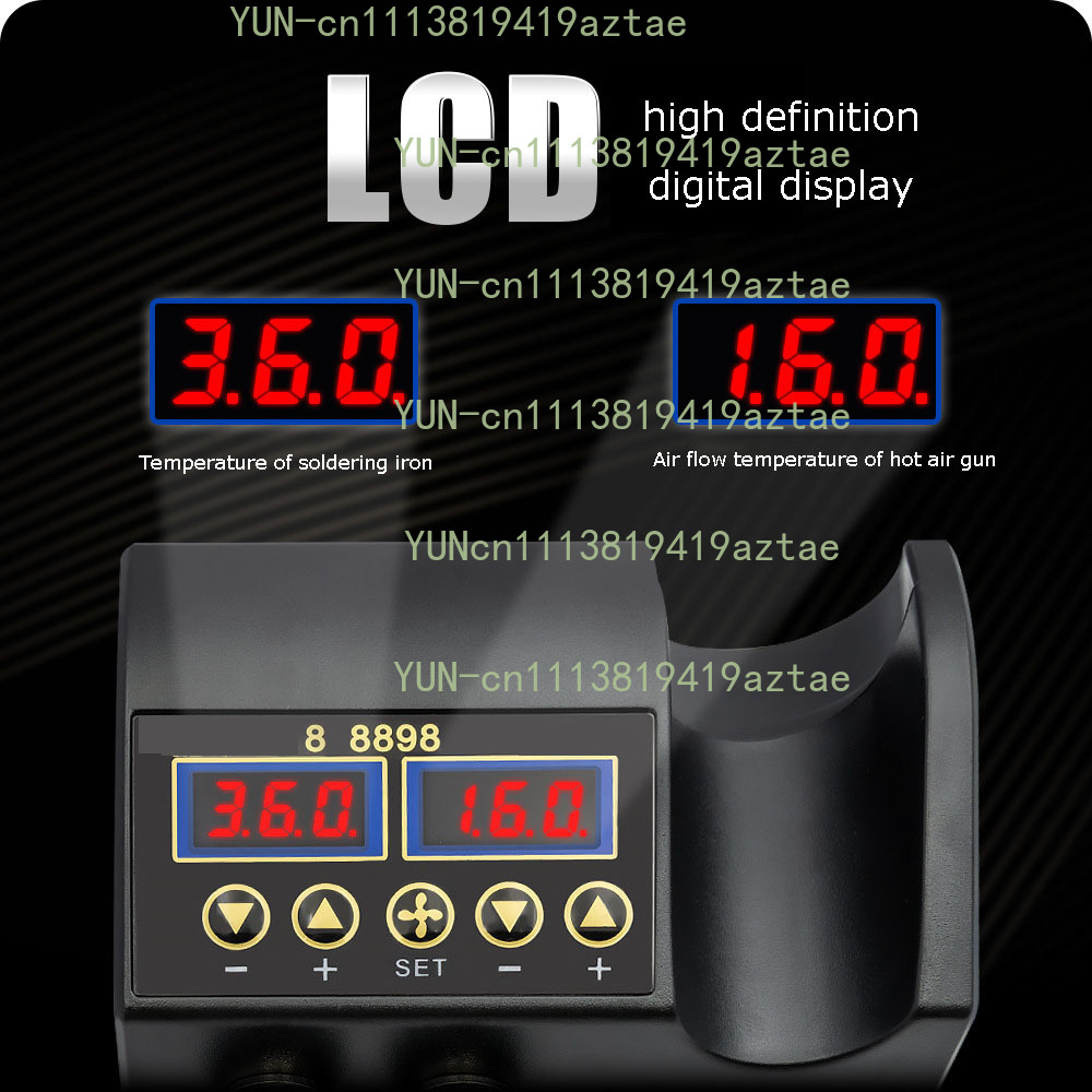 750W 2 in 1 Alat Solder dan Pi - 2 In 1 Soldering Rework Station 750W ulasan dan harga